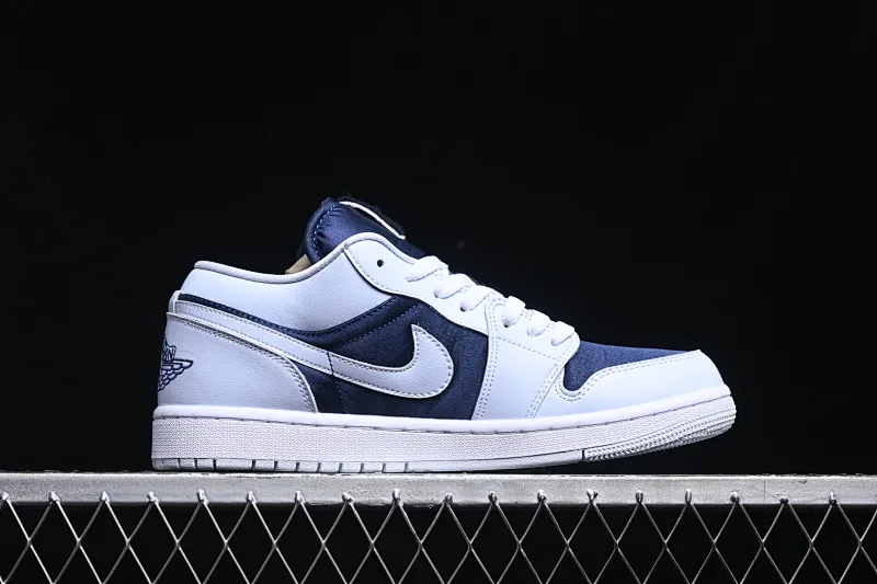 All categories Air Jordan Jordan series basketball shoes Air Jordan 1 Low Air Jordan 1 Low AJ1 Joe 1 silk navy blue low-top cultural casual sneakers FZ8778-044